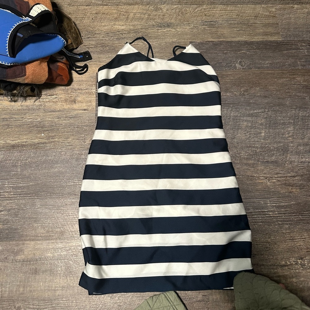 JCrew striped dress